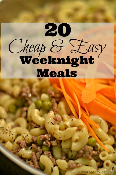 Need Cheap And Easy Meals For Your Busy Weeknights These 20 Meal