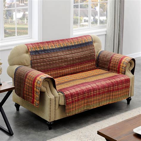 Barefoot Bungalow Gold Rush Reversible Furniture Protector Sofa