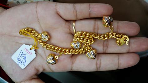 Koleksi baru 18012021 rantai tangan emas gold bracelet cincin emas gold ring cincin batu. Emas916 Murah Murah: Gold Collection 916 Rantai Tangan