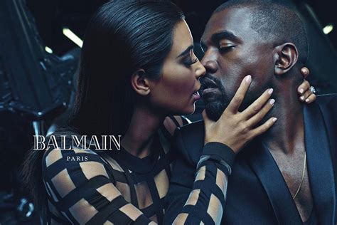 Kim Kardashian And Kanye West S Balmain Ad Campaign Photos Glamour Uk