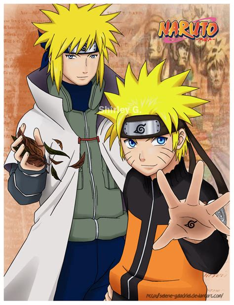 Naruto And Minato By Selene Galadriel On Deviantart