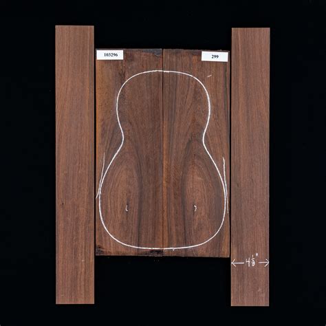 Madagascar Rosewood Back Side Set 299 Stewmac