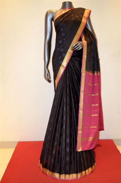 Mysore Crepe Silk Saree Product Code Ab210610 Online Shopping