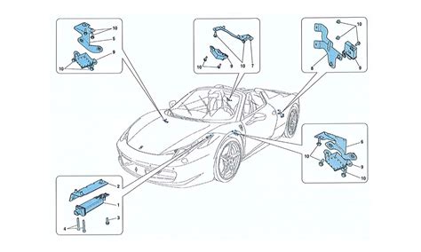 Tyre Pressure Monitoring System Classic Ferrari Parts Schematics