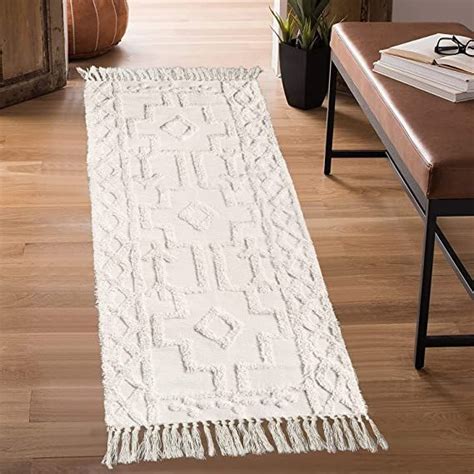Uphome Hallway Runner Rug 2 X 5 Boho Tufted Accent Throw Rugs With