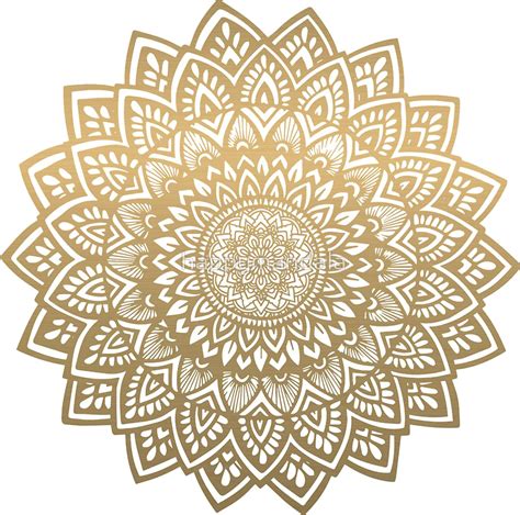 Gold T-shirt Sticker Redbubble Mandala - gold png download - 800*793