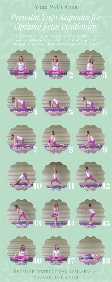 Prenatal Yoga Sequence For Optimal Fetal Positioning Yoga With Ahsa