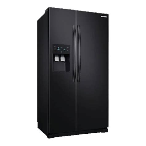 Samsung Rs50n3413bc American Style Fridge Freezer In Black
