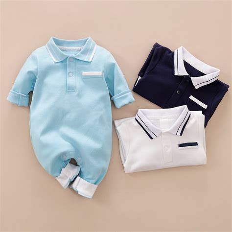 0 24m Baju Baby Rompers Newborn Baby Clothing 100 Cotton Long Sleeve