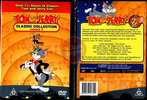 Tom And Jerry Volume 3 Classic Collection New Seal Dvd