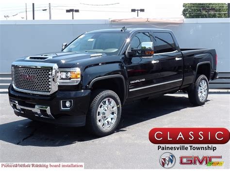 2017 Onyx Black Gmc Sierra 2500hd Denali Crew Cab 4x4 121711658