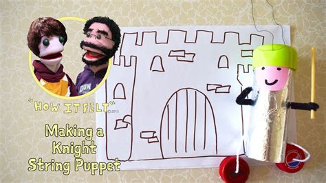 Fuzzy Finger Crafts How To Make A Knight String Puppet Youtube