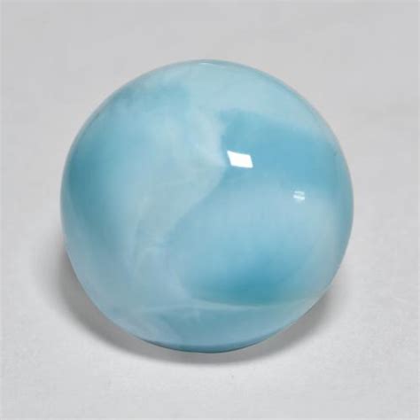 10mm Round Cabochon Blue Larimar From Dominican Republic Weight Of 3