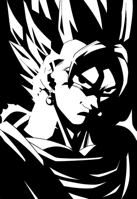 Maybe you would like to learn more about one of these? Black and White Vegetto by makotominn on DeviantArt