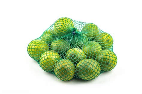 Fresh Limes In The Net Stock Photo Image Of Healthy