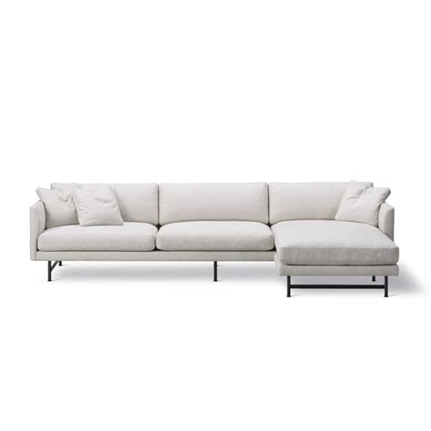 Canapé convertible tissu canapé convertible pas cher canape cuir noir canapé convertible scandinave canapé 4 places canapé cuir nuancier couleur coussin assise ligne. Canapé 3 places + méridienne Calmo 95 pieds métal - Fredericia