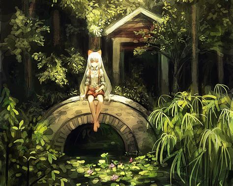 Nature Anime Girl Wallpapers Top Free Nature Anime Girl Backgrounds