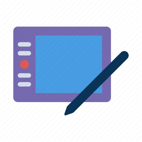 Device, drawing, pen, tablet icon