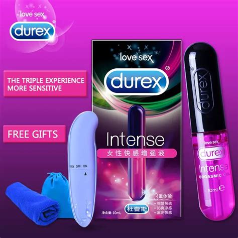Durex Intense Orgasmic Gel 10ml Lubricant Sex Drops Strong Enhance