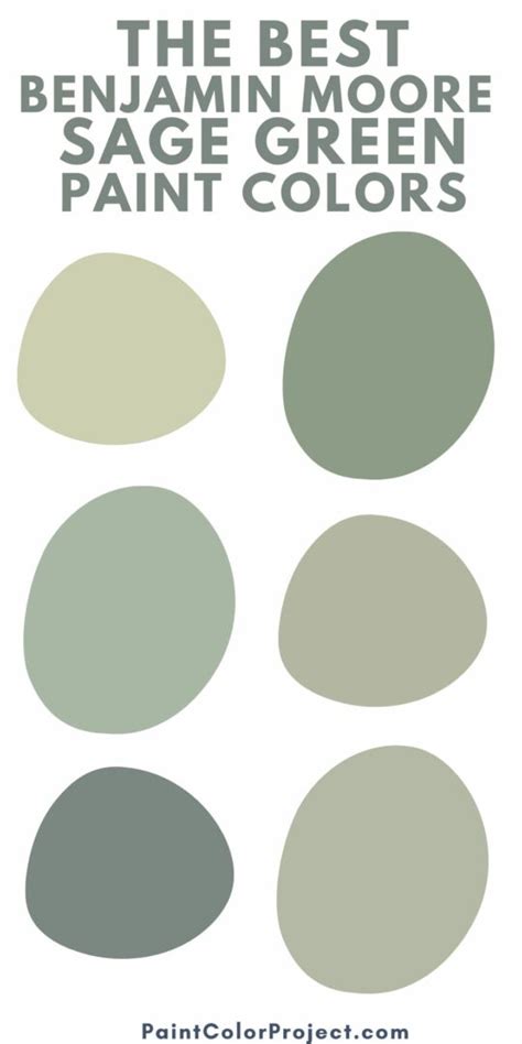 The Best Benjamin Moore Sage Green Paint Colors The Paint Color Project