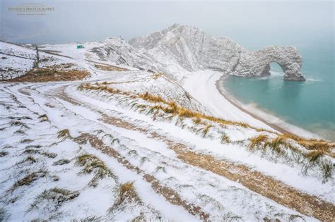 Durdle Door Snowing Pinners Ukdurdle Door Snowing