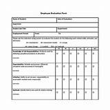 Photos of Free Printable Employee Review Forms