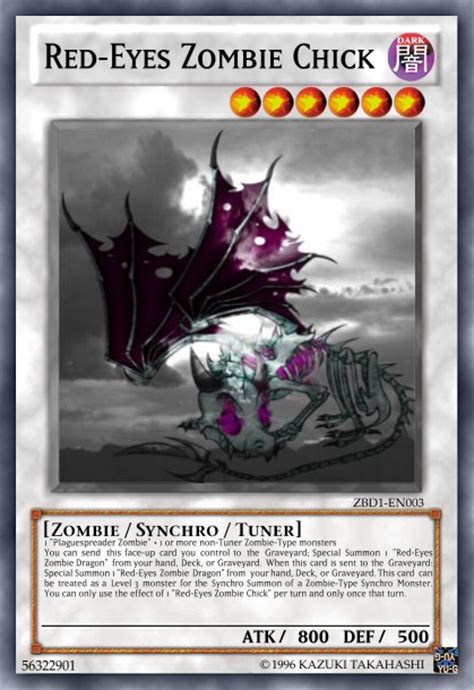 Red Eyes Zombie Dragon Synchros Advanced Multiples Yugioh Card
