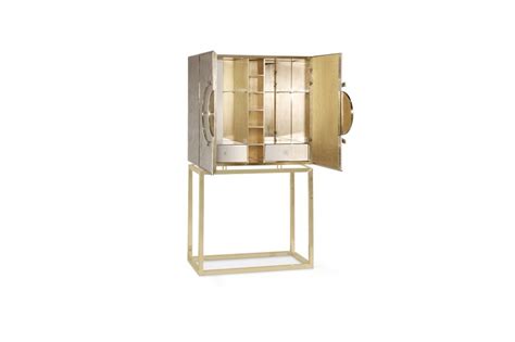 Secret Luxury Cabinet By Memoir Boasts Gold Leaf Interiors