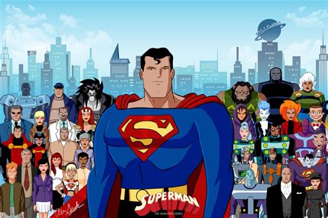 Tv Show Superman The Animated Series Hd Wallpaper By Alan Frank Gesek