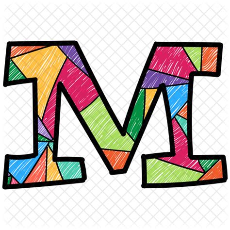 Choose from 165 drawing of letter m logo design stock illustrations from istock. Alphabet Letter M Icon of Colored Outline style - Available in SVG, PNG ...