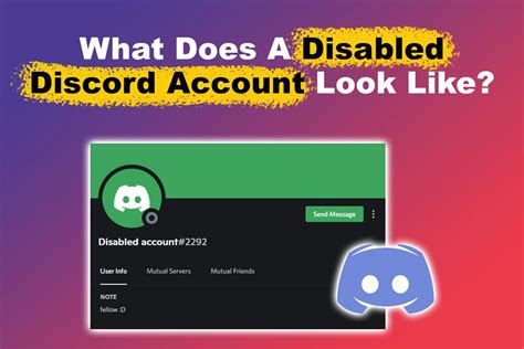 This Is How A Disabled Discord Account Look Like Pictures Alvaro