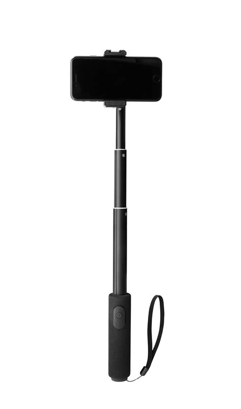 Onn Wireless Selfie Stick With Smartphone Cradle GoPro Mount And