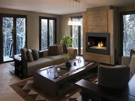 Enchanting Modern Gas Fireplace For A Living Room Midcityeast