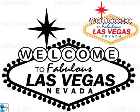 Las Vegas Sign Clipart Cutting Files Svg Png  Dxf