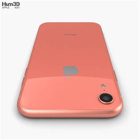 Apple Iphone Xr Coral 3d Model Electronics On Hum3d