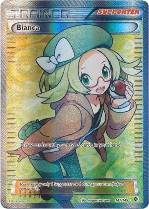 #pokemon trainer card #trainer card #pokemon #art #my art #digital art #ickyrainbows3245. Bianca - 147/149 - Full Art Ultra Rare - Black & White 7: Boundaries Crossed Singles - Pokemon