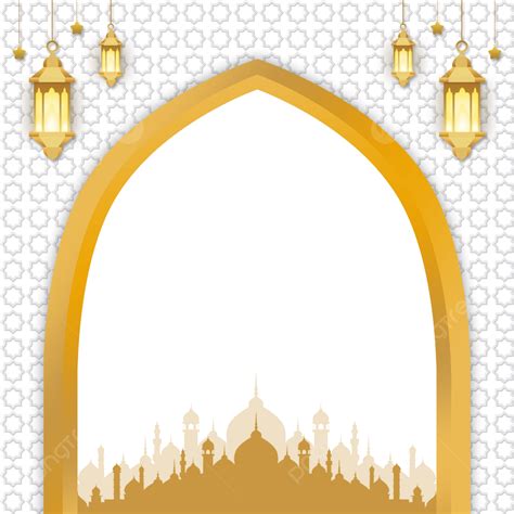 Islamic Border Gold Png Image Border Islamic With Gold Transparent