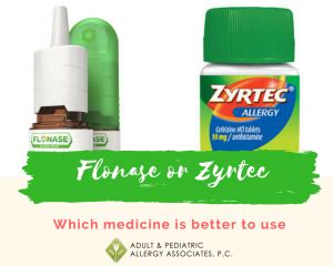 Many substances can cause an allergic reaction when in contact with the human integumentary system. AZ Flonase vs. Zyrtec Allergy Medications | APAA