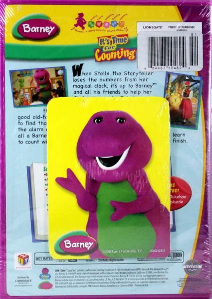 Barney 6 Set New Dvds Manners Counting Abcs Read And Dance Red