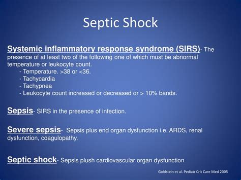 Ppt Pediatric Septic Shock Powerpoint Presentation Free Download