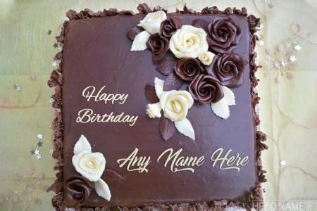Have fun with these videos! Creative and Designer Purple Birthday Cakes With Name Edit in 2020 | Birthday cake chocolate ...