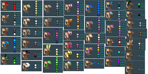 Transformice Character Recolor Set By Dark Wolf Spaniel On Deviantart