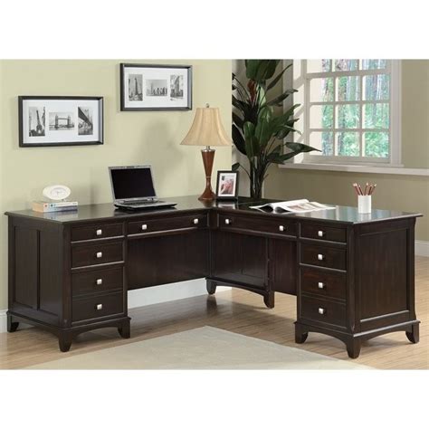 3 out of 5 stars with 2 ratings. Coaster Garson 8 Drawer L Shaped Computer Desk in ...
