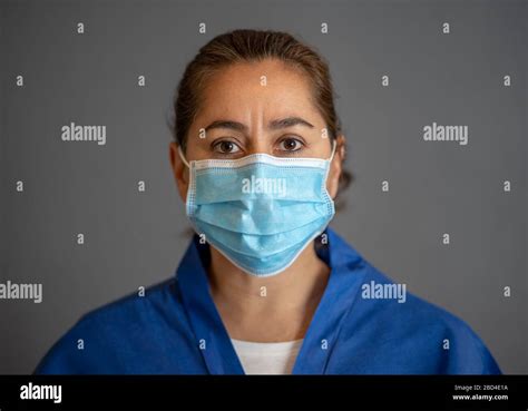 Stop The Spread And Save Lives Campaign Doctor Wearing Protection Face