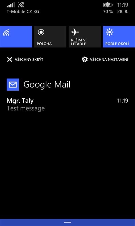 C Windows Phone Show Message In Notification Area Stack Overflow