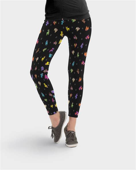 Colorful Frenchie Leggings Brave New Look
