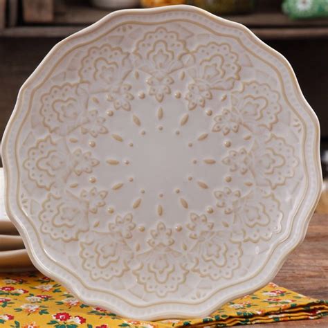 Multiple available the pioneer woman dinner plate betsy red 10.5. The Pioneer Woman Farmhouse Lace 10.75" Dinner Plate ...
