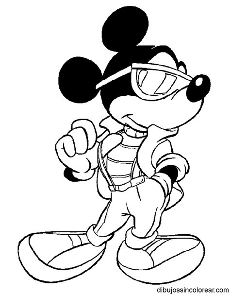Dibujos Sin Colorear Dibujos De Mickey Mouse Para Colorear