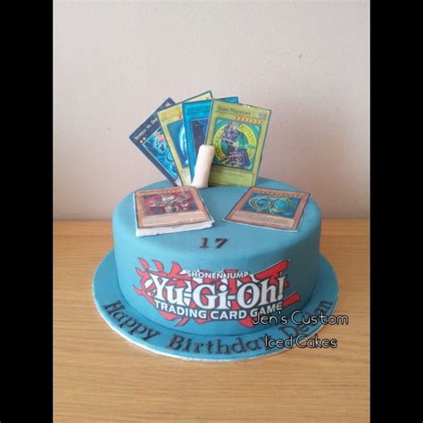 Yu Gi Oh Trading Card Game Cake Fondant Cakes Birthday Childrens