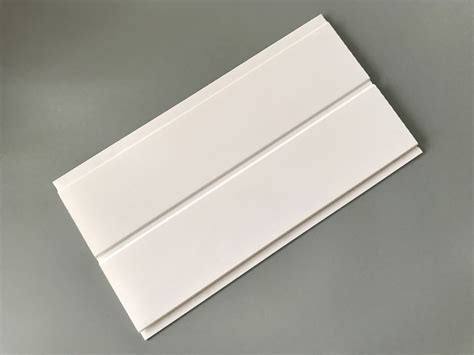 Plain White White Pvc Wall Panels Moisture Resistant Paneling For
